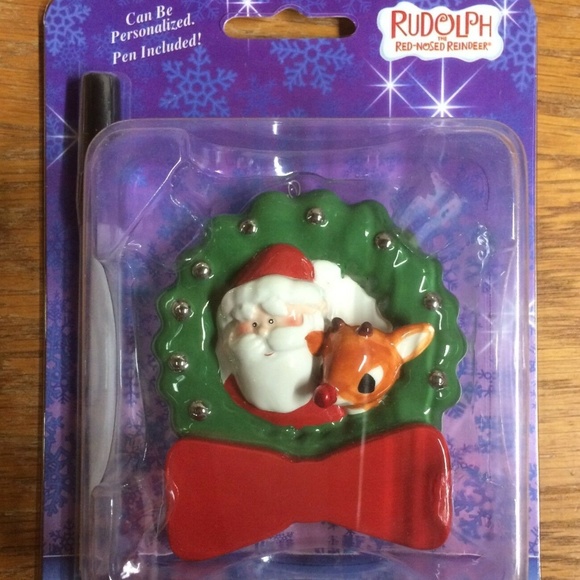 Department 56 Santa & Rudolph Red Nosed Reindeer - Picture 1 of 4